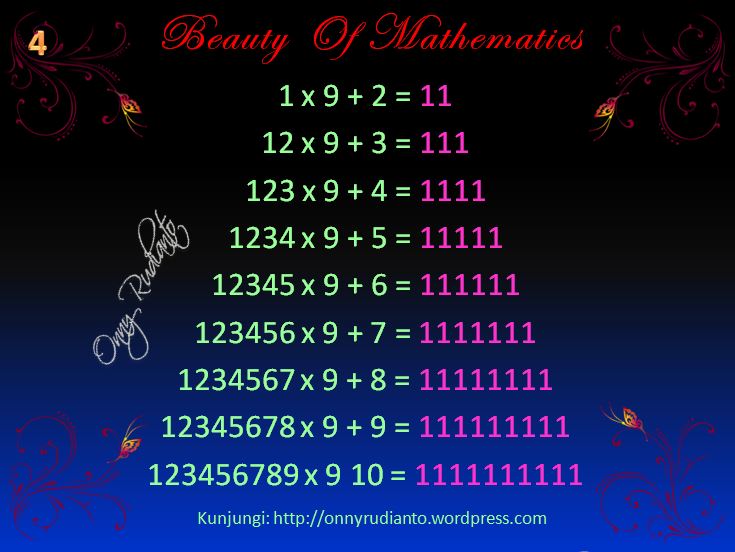 Beauty of math 4